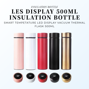 SMART TEMPERATURE LED DISPLAY VACUUM THERMAL FLASK 500ML INSULATION BOTTLE