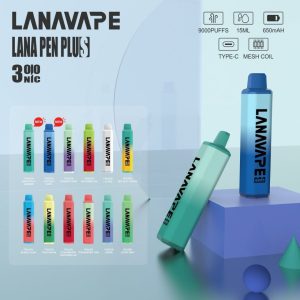 LANA PEN PLUS 9000 PUFF DISPOSABLE【BUY 6 FREE 1 LANA CHEER STARTER KIT】
