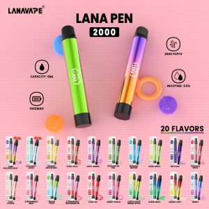 LANA PEN 2000 PUFF DISPOSABLE