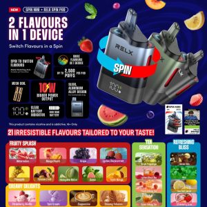 RELX SPIN MINI POD 【BUY 6 FREE 1 DEVICE】