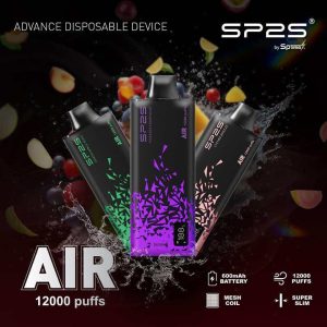SP2S AIR 12000 PUFF DISPOSABLE【BUY 3 FREE 1 SP2S ONCE 2K】
