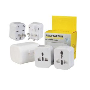 TRAVEL ADAPTER UNIVERSAL ADAPTER YELLOW