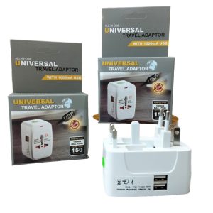 TRAVEL ADAPTER ALL IN ONE UNIVERSAL ADAPTER CHARGER ADAPTER INTERNATIONAL ADAPTER WITH 1000MA USB