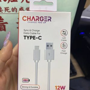 SYNC & CHARGE DATA CABLE FOR TYPE-C 12W